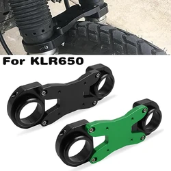 Kawasaki KLR650 KLR 650 용 프론트 포크 브레이스 2018-2023 2022 2021 2020 2019 오토바이 알루미늄 브래킷 포크 밸런스 쇼크