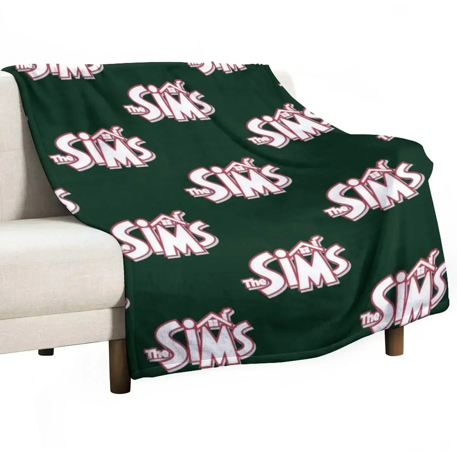 BEST SELLER - The Sims Merchandise Throw Blanket Flannels Luxury Designer Thin blankets and throws Furry Blankets