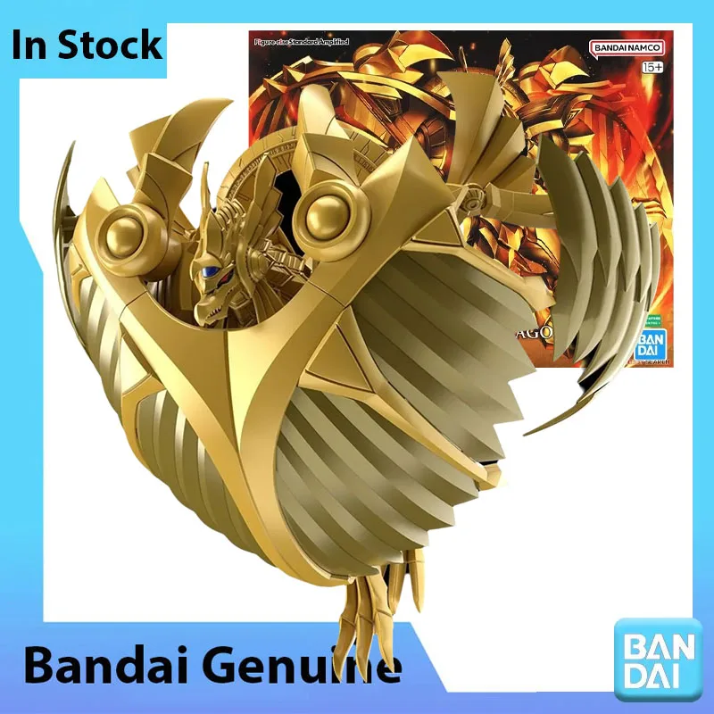 Оригинальный набор Bandai 100% Genuine Yu-Gi-Oh! Модель-конструктор FRS: Египетский бог Ра — крылатый дракон, аниме-фигурка для сборки, коллекционная модель