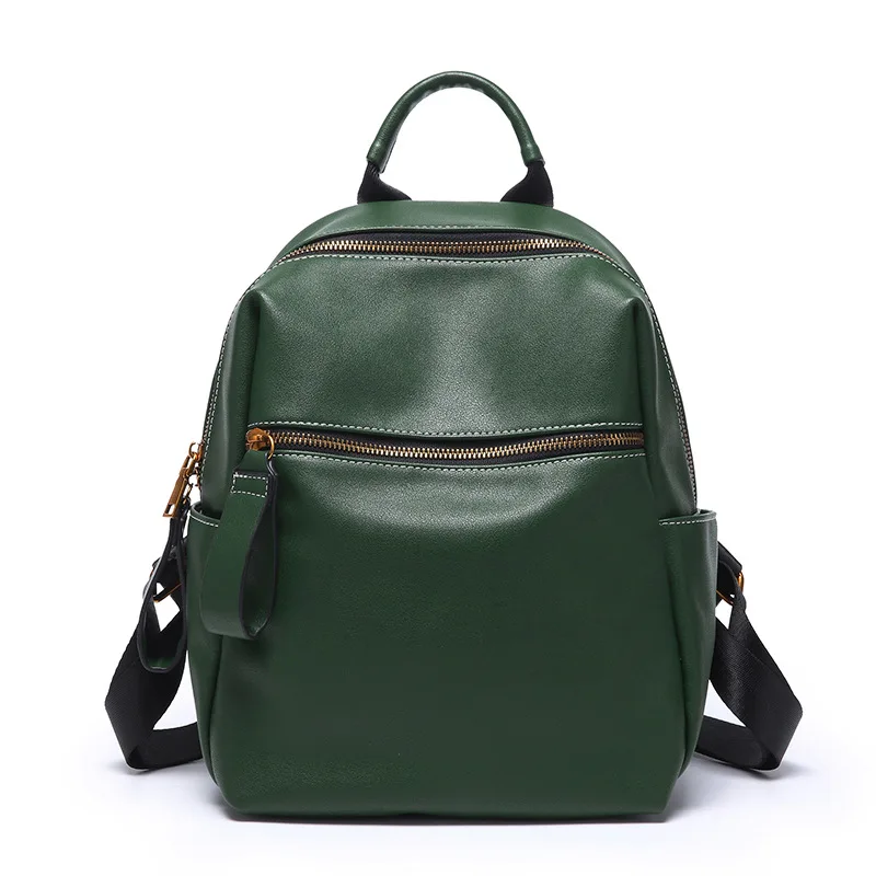 Fashion Backpack Women New Korean Version of Wild Tide Female Soft Leather Casual Large Capacity Travel Backpacks School Bags