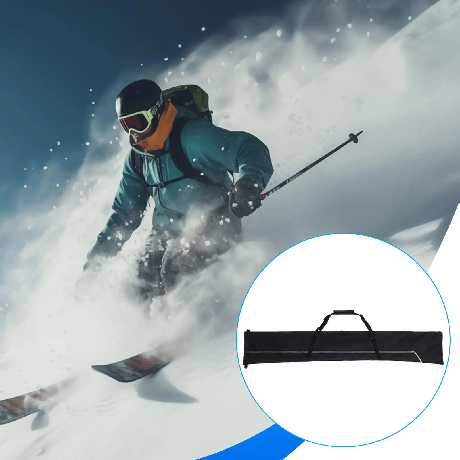 

Adjustable Wet Dry Separation Snowboard Bag Oxford Cloth Padded Ski Case for Snow Gear Storage