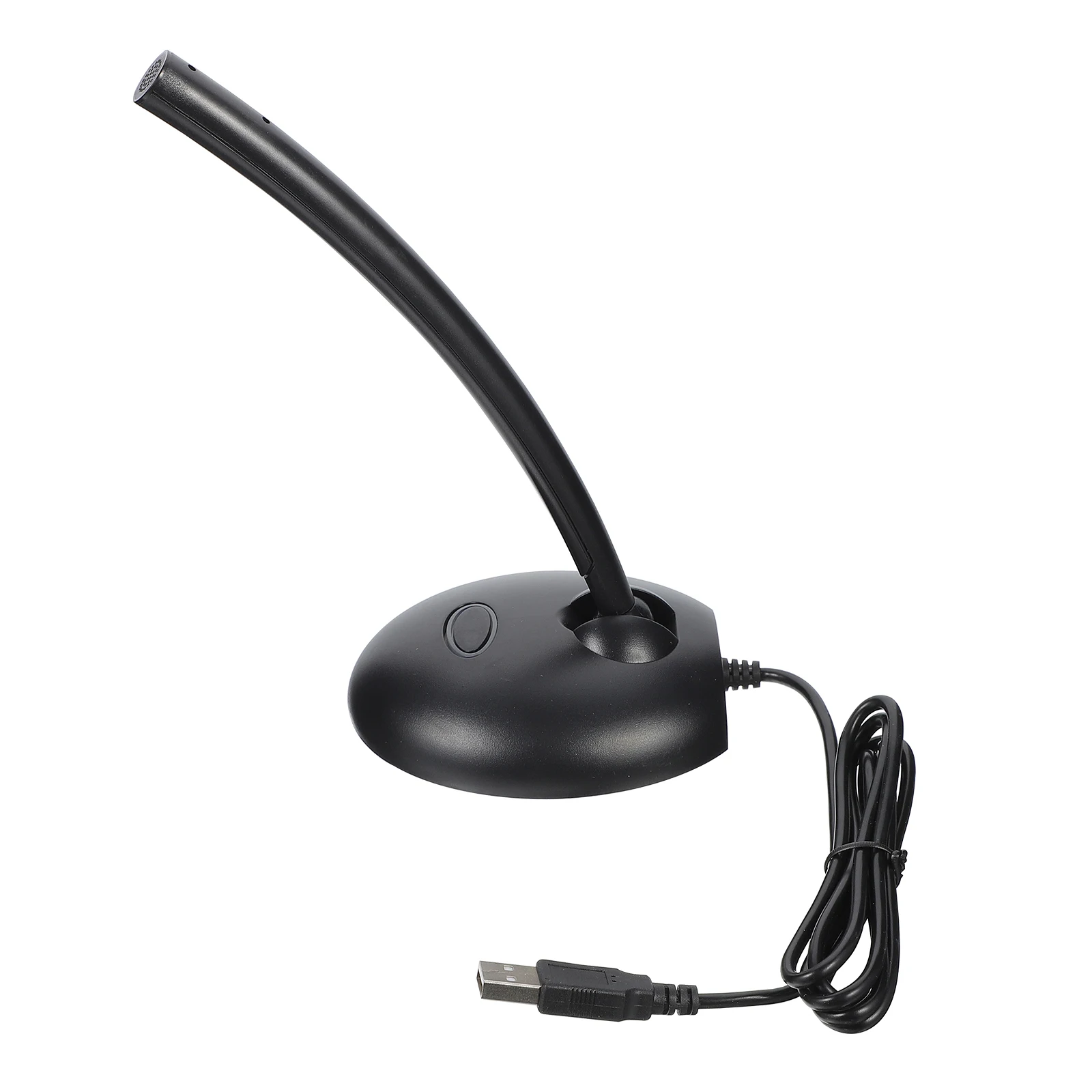 

PVC Desktop Microphone Computer USB Recording Gaming Flexible Base Noise Reduction Karaoke Live Broadcasting Musical Instrument