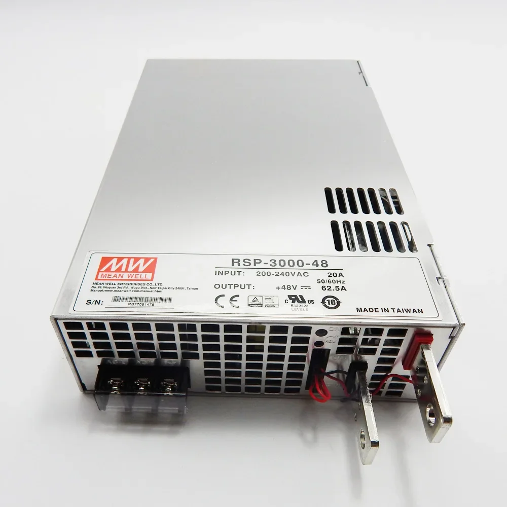 RSP-3000-48 3000W Power Supply 12V 24V 48V Power Supply 3000W Rsp 3000-48 Meanwell Warranty 5 Years