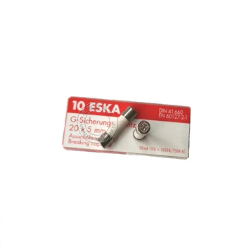 Fusible de tubo de cerámica de Fusión Rápida con arena de extintor de arco, F1H250V, 5x20