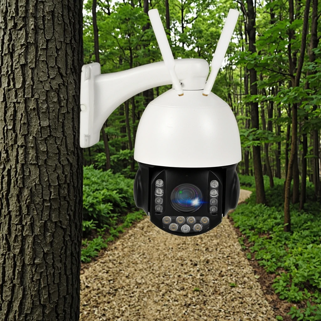 

Outdoor Waterproof 5MP 4G Network Security Camera System With 20X Lens Camera Supports Humanoid Detection