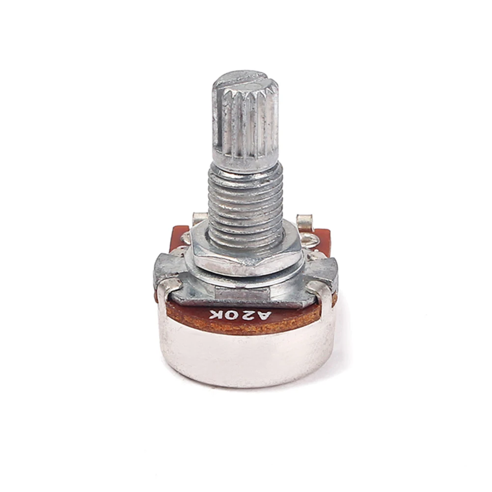 

Potentiometer Kit Control Knobs Plastic Solid Shaft Guitar Volume Mini Electric Panel