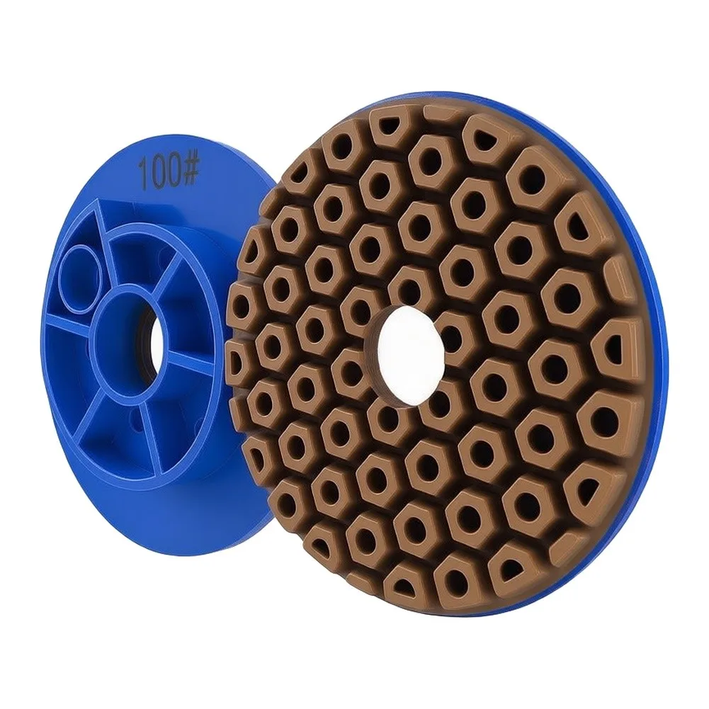 Wet Polishing Disc Snail Lock Pad Extra Thick Segments Beveled for Edge Radial for Edge 10mm Segments Snail Lock Grinding Wheel