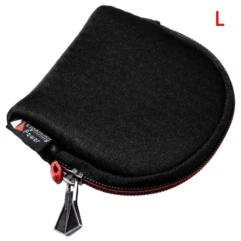 Bolsa de almacenamiento de filtro de lente protectora, bolsa de filtro de lente de cámara suave, caja de almacenamiento de filtro redondo, Estuche de transporte, funda tipo billetera portátil