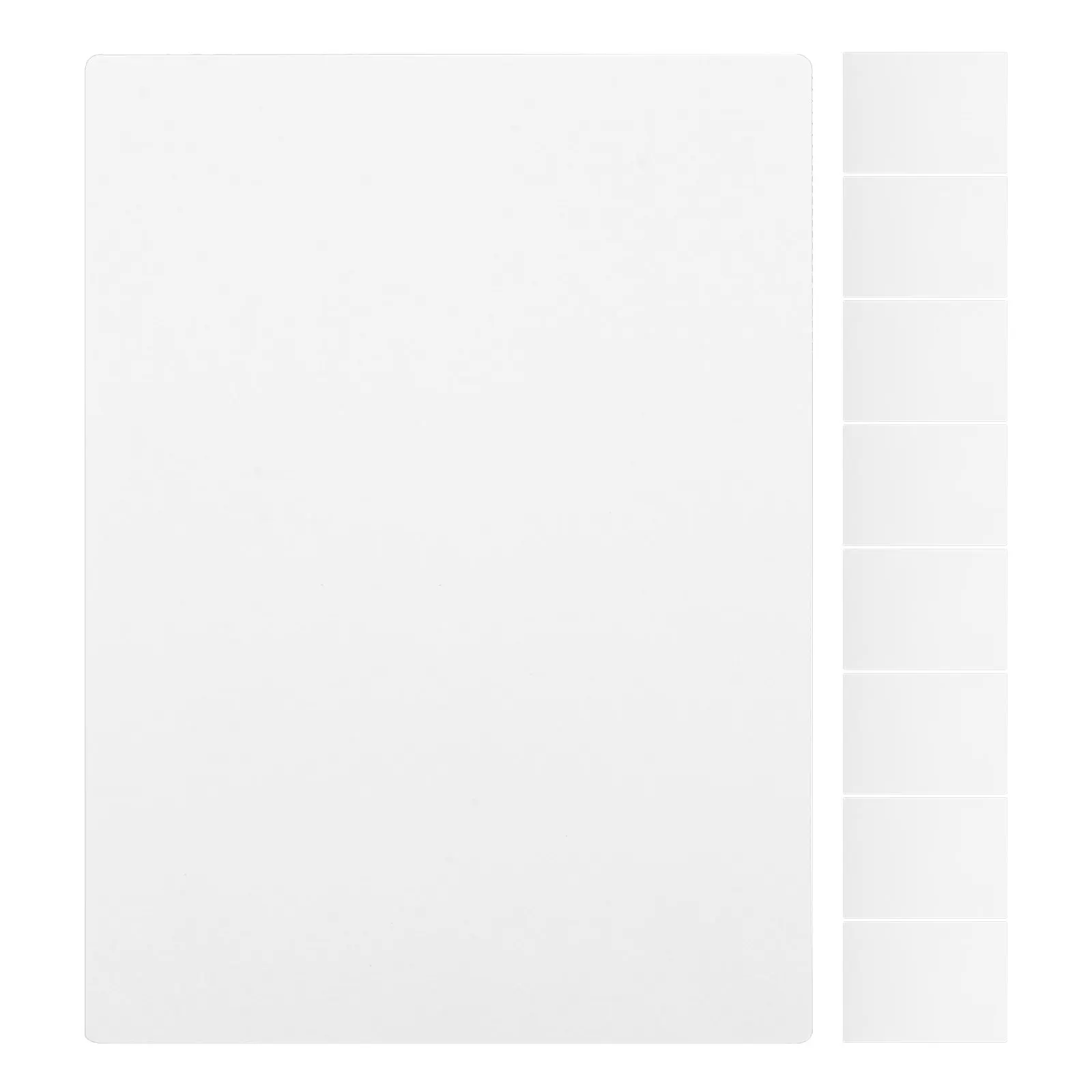 

10 шт. пластиковых заготовок для сублимационных визиток, двусторонние, для термопереноса, с возможностью печати