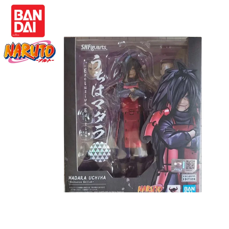 

100% Genuine In Stock Original Bandai Naruto S H Figuarts Anime Merchandise Action Figure Uchiha Madara Figurine Ornaments Model