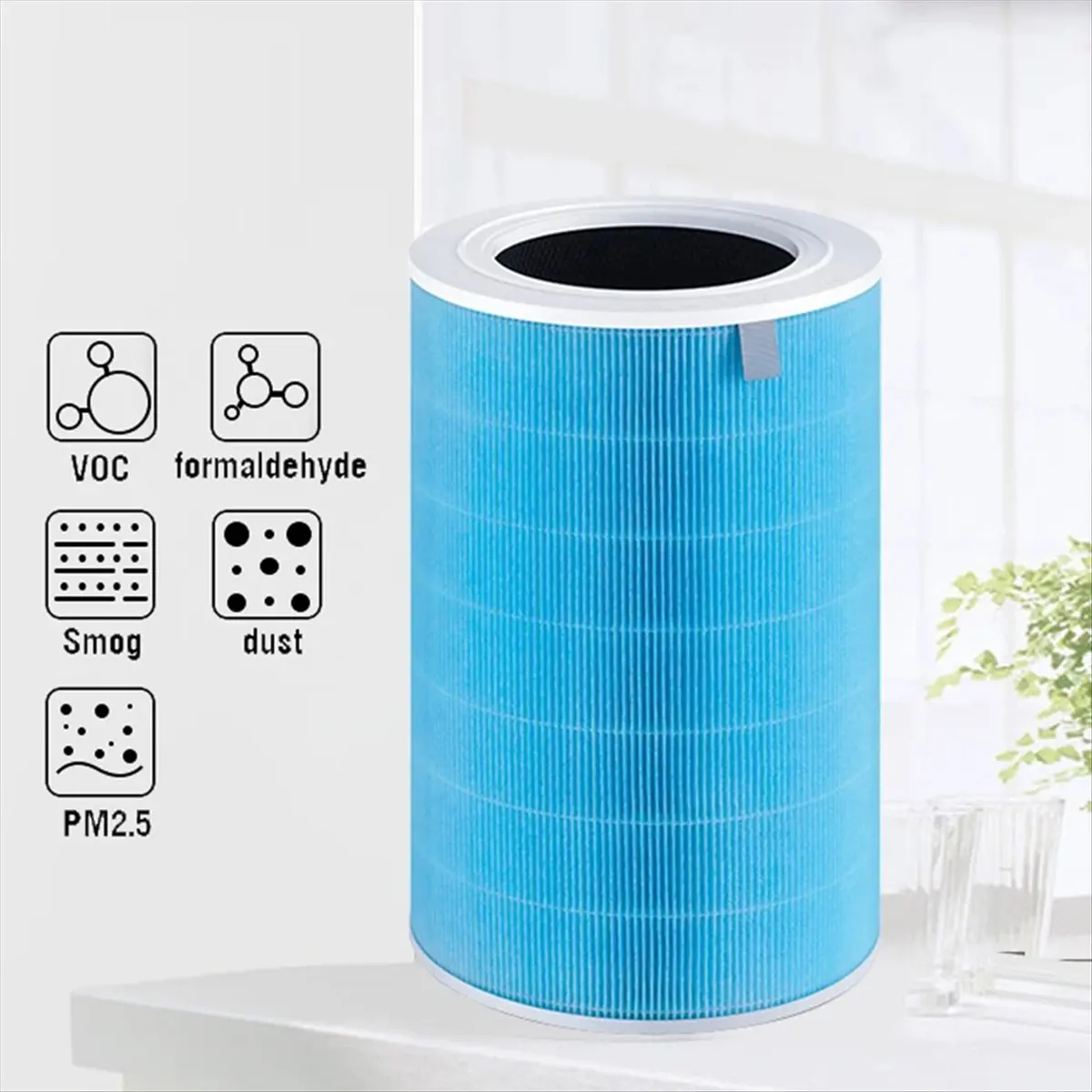 

Hot A256I For 4 Lite Hepa Filter Replacement Filter for Mi Air Purifier 4 Lite Activated Carbon Filter Blue