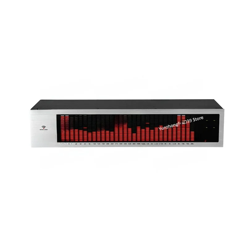 Music Stereo Level Indicator VU Meter Digital Spectrum Analyzer LED Voice Wire Remote Control