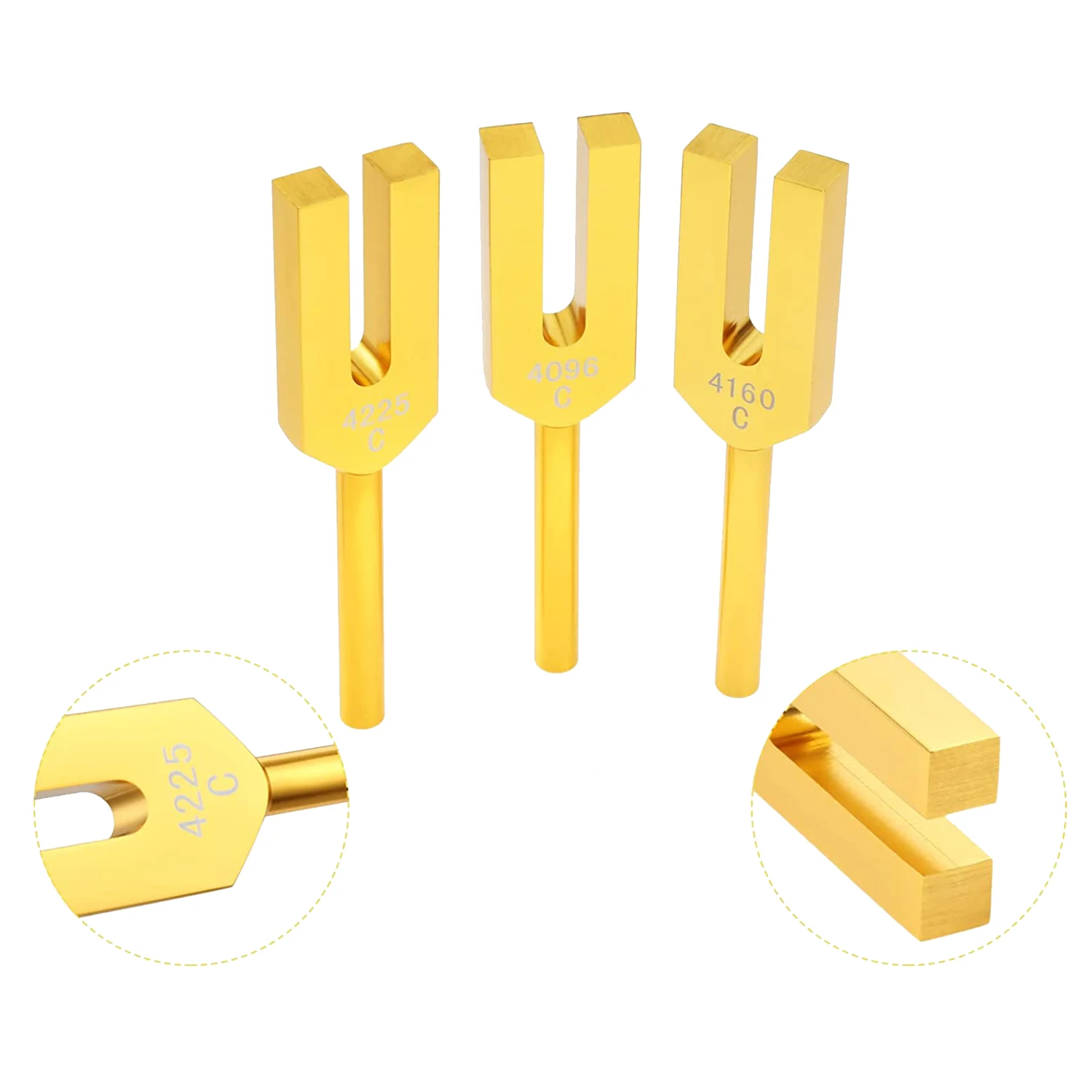 مجموعة شوكة ضبط من سبائك الألومنيوم - 4096 هرتز 4160 هرتز 4225 هرتز لاختبار الجهاز العصبي علاج شفاء الصوت الرعاية الصحية الساخن