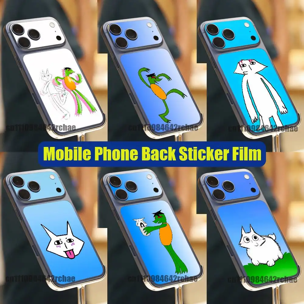 

For H-House Of Puso Bayani Phone Back Film Sticker iPhone 17 Pro Max Decal Skin Wrap DIY Custom Films Stickers Cover