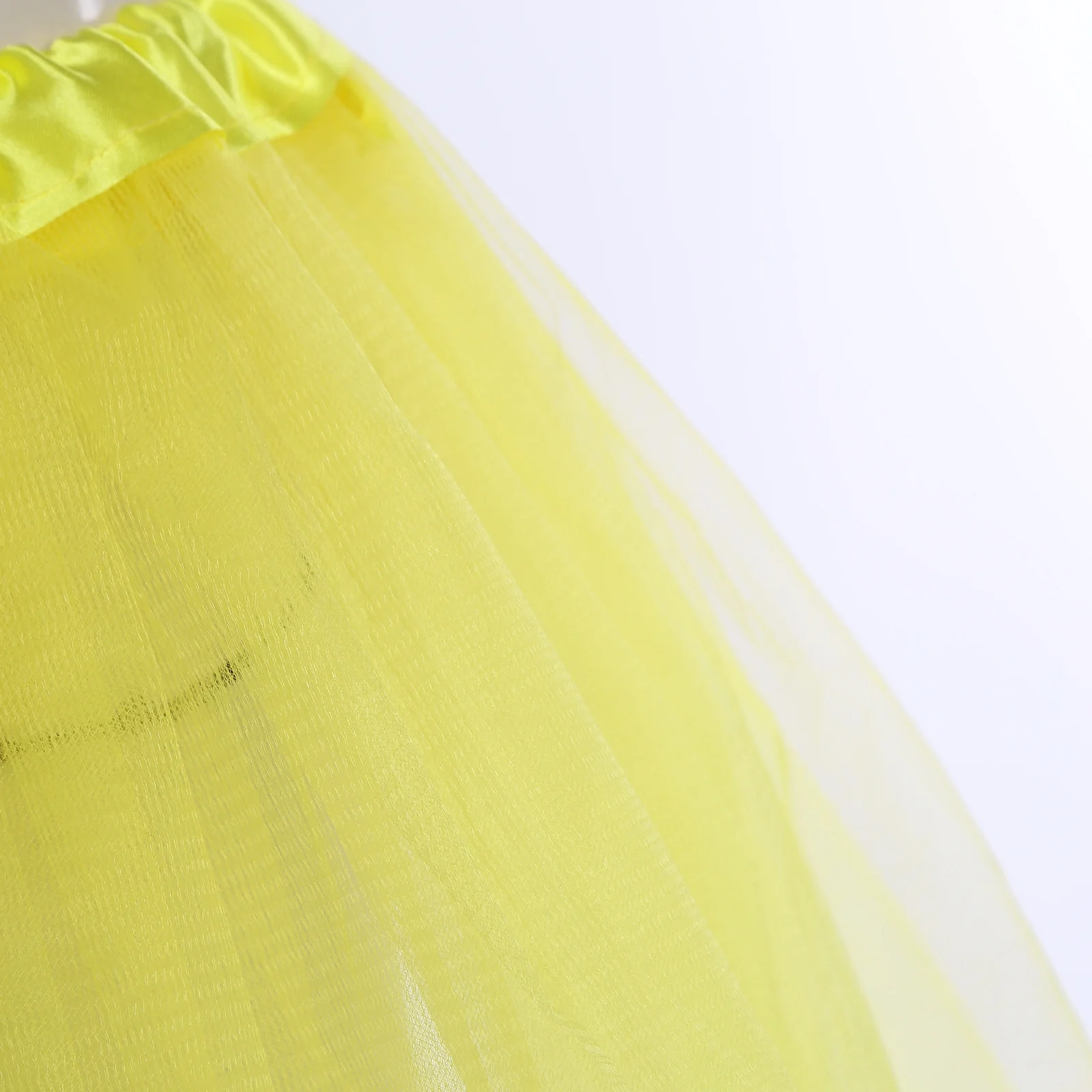 

Womens Ballet Dance Skirt 3-layer Tulle Tutu Skirt Elastic Waist Pleated Hem Puff Skirt Lolita Underskirt for Ballerina Workout