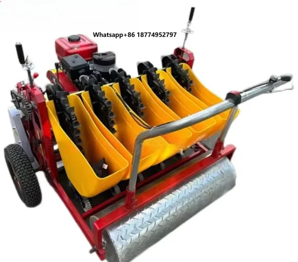 High Performance Manual Tractor-Mounted Garlic Sowing Seeder Machine Grain Drill Planter Farm New Condition Core Motor Component