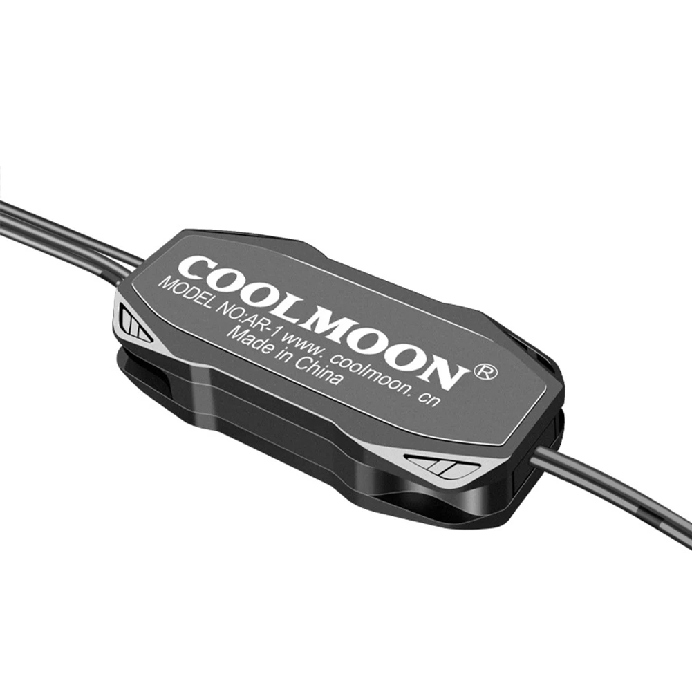 كابل وحدة التحكم الصغيرة COOLMOON AR-1 AURA ARGB 3 Pin to SATA لشريط ضوء المروحة