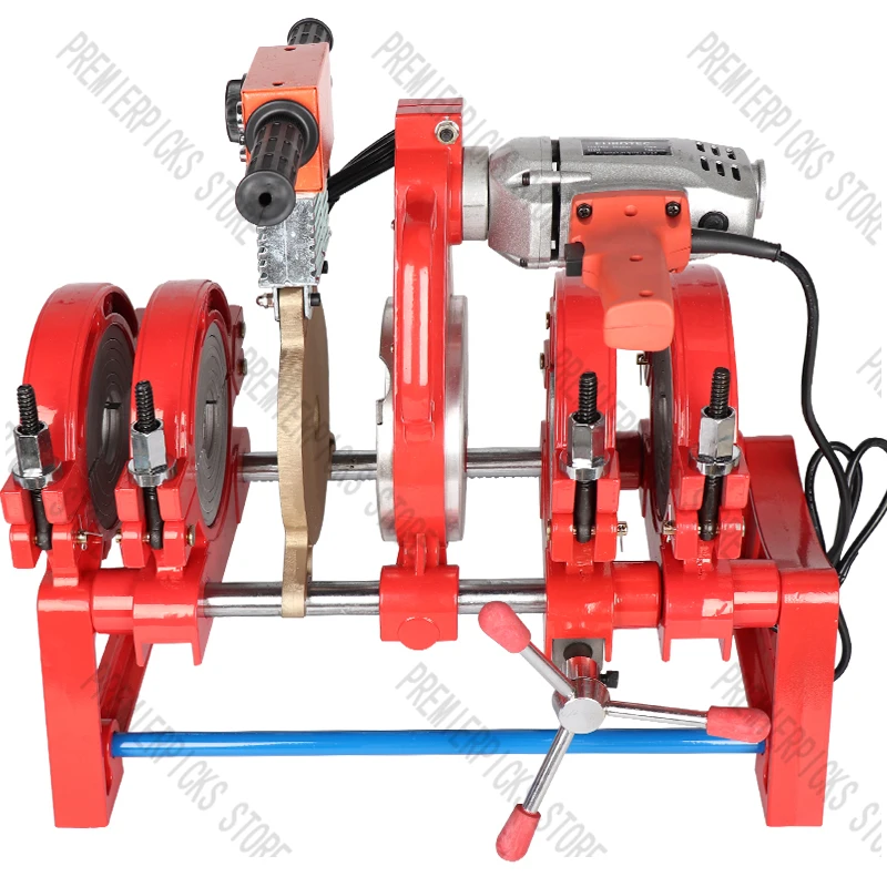 

1.8KW/2.1KW/3KW PE Pipe Manual Butt Welding Machine 63-160/250 Hot Melt Hand Double Column