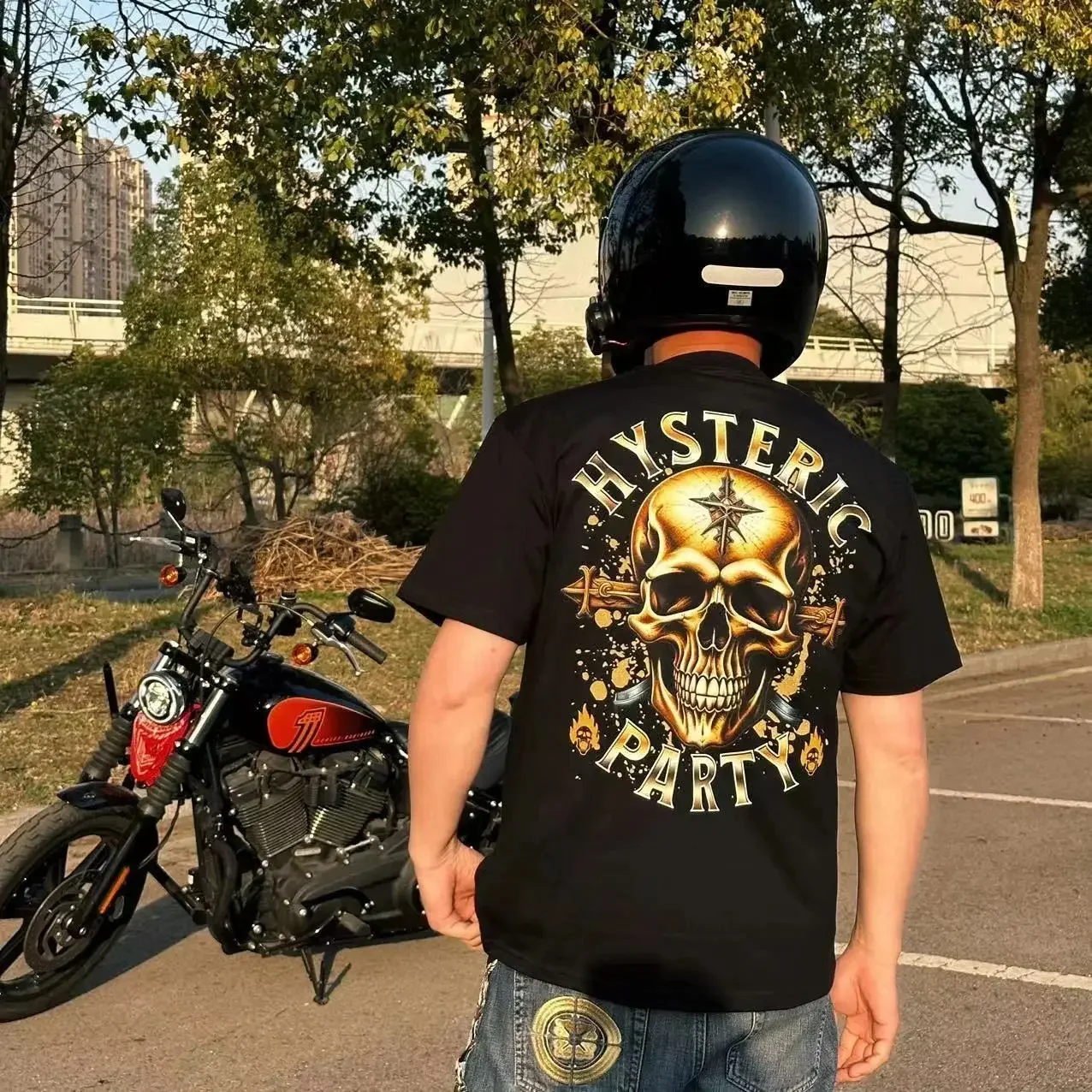 

Cycling Culture T-shirt Men's Summer Comfortable Breathable Top Motorcycle Short Sleeve Men's and Women's Trend Clothing