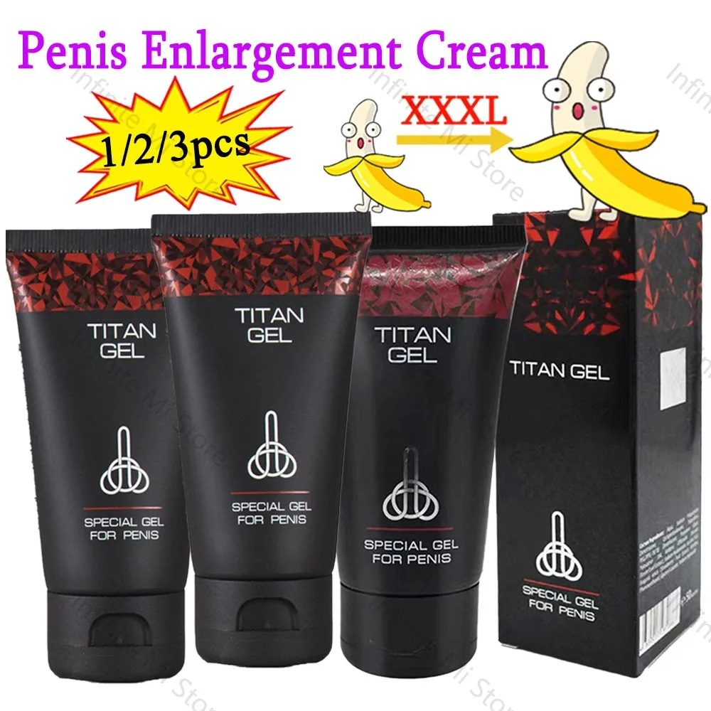 1/2/3 Uds crema para agrandar el pene Miembro grande erección agrandamiento crecimiento XXL crema retardante para hombres Gel sexual efectivo para el crecimiento del pene