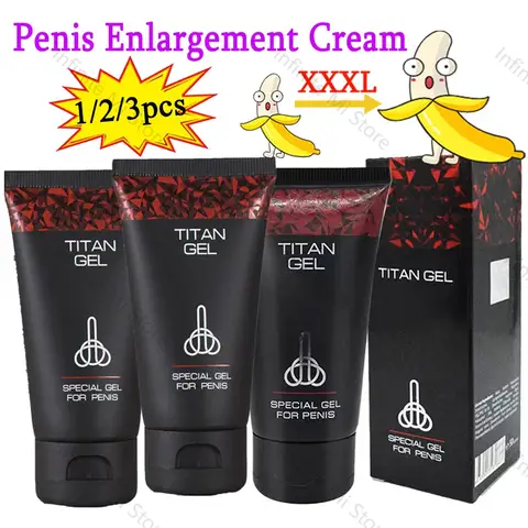1/2/3pcs Penis Enlargement Cream Big Dick Erection Enlargement Growth XXL Cream Men's Delay Cream Effective Penis Growth Sex Gel