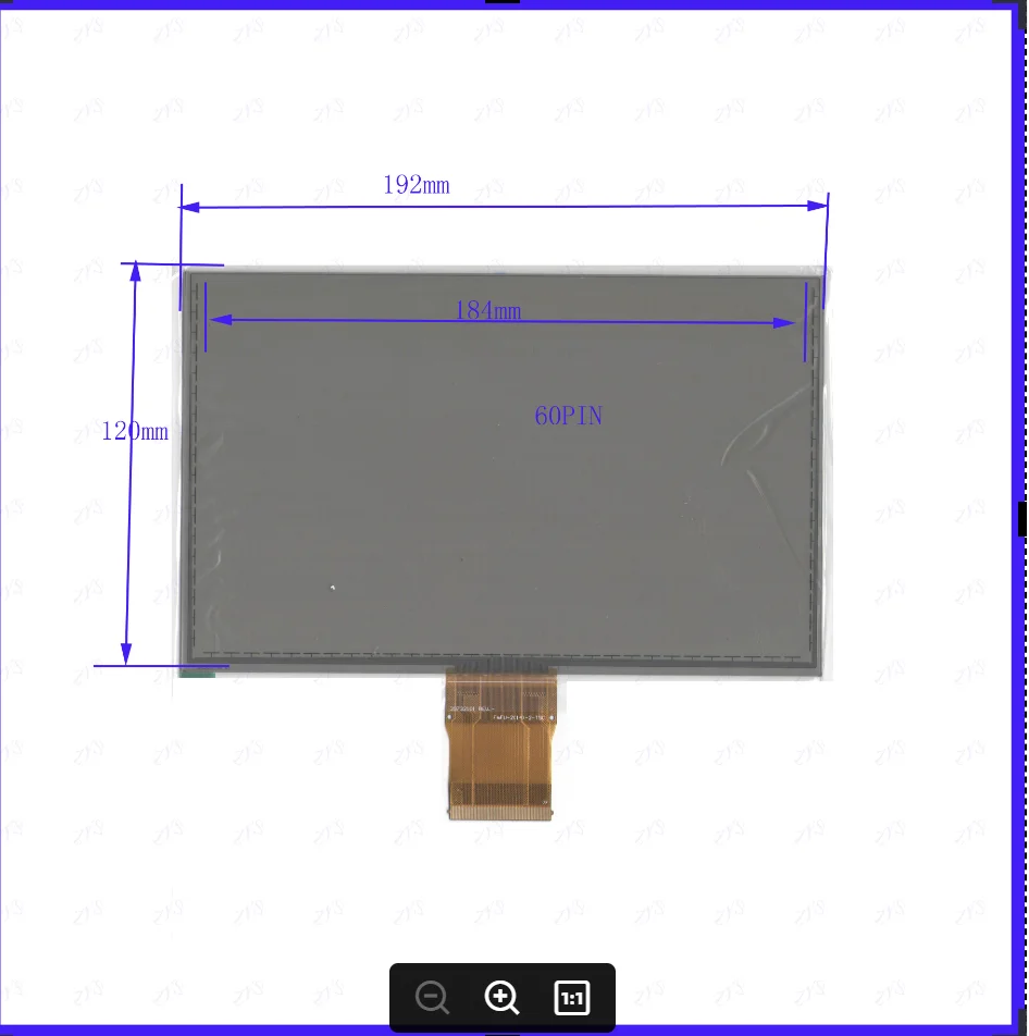 

ZhiYuSun TSC272 NEW 192mm*120mm Touch sensor panel use GPS DVD overlay kit Resolution 192*120 TSC 272