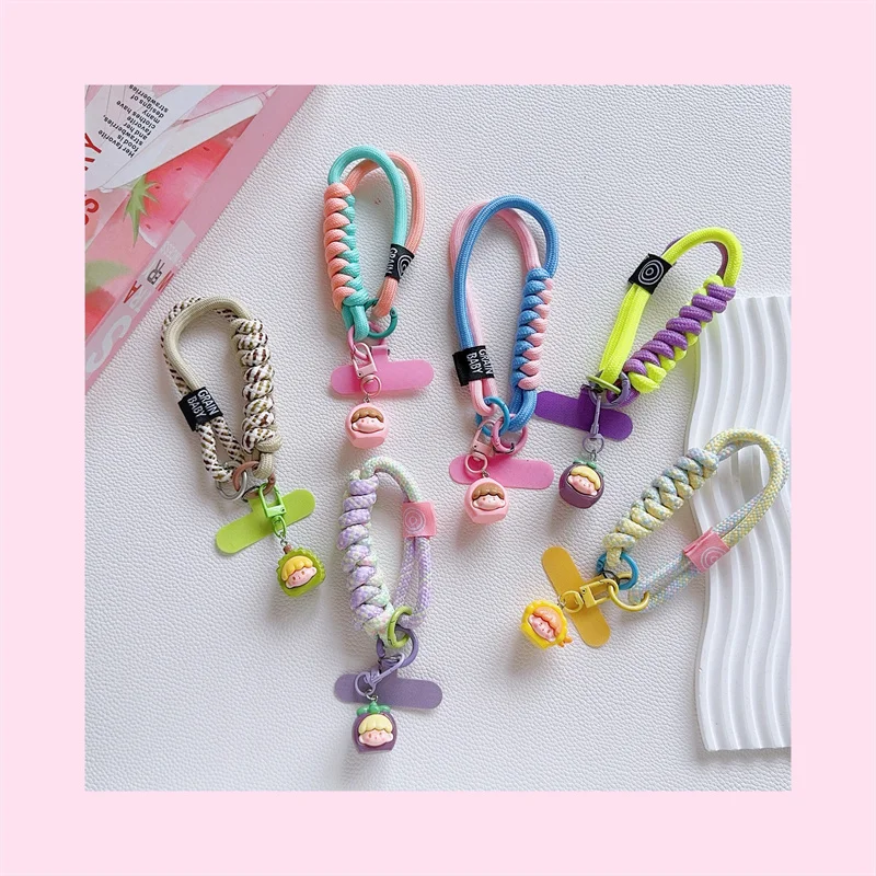 

Mobile Phone Lanyard Wrist Short Cute Pendant OrnamentWater Cup Lanyard Phone Case Anti Loss Handheld
