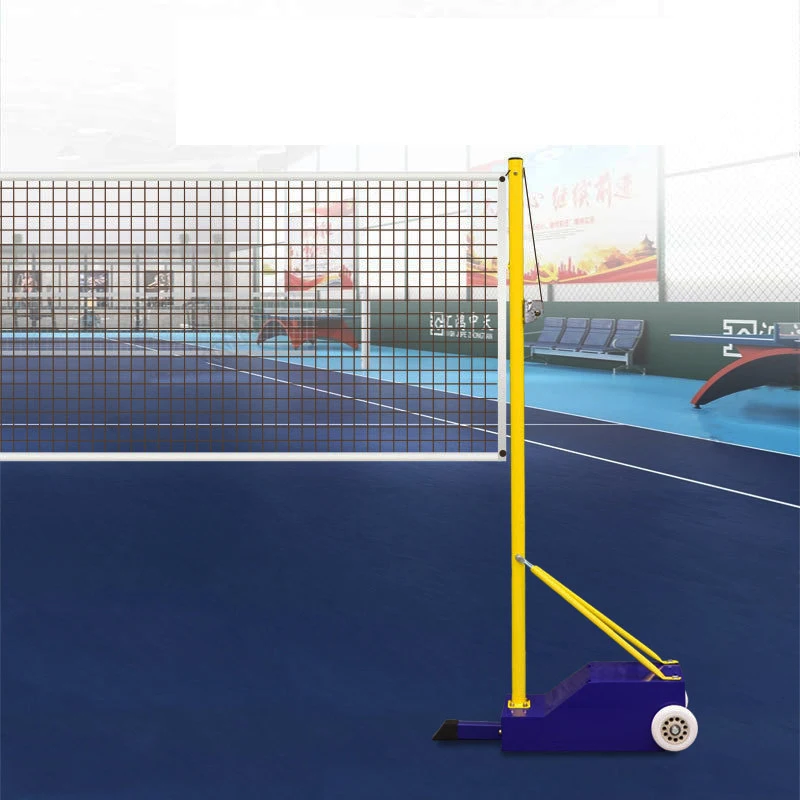

Multi-functional Volleyball Badminton Post for School Portable Badminton Net Stand Pole