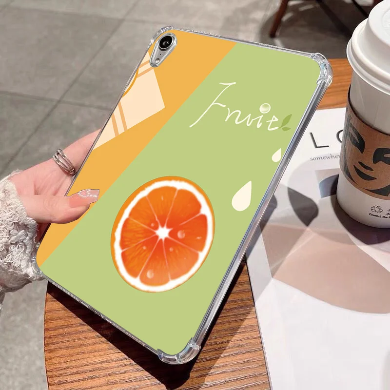 Case for Samsung Galaxy Tab A8 10.5 A7 S6 Lite 10.4 A9 Plus Tablet  Lemon Orange Fruits Funda Tab S7 FE S8 S9 PLUS 12.4 '' Cover