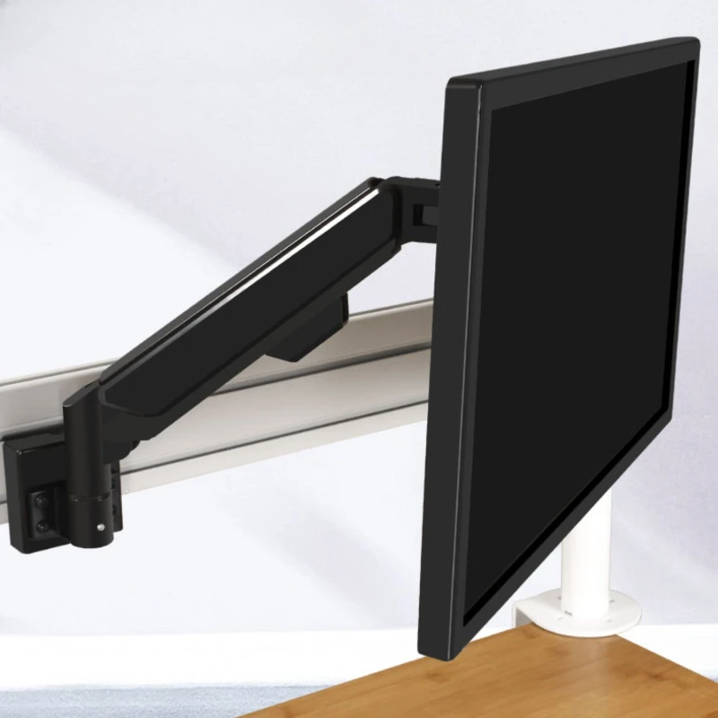 Display bracket, wall mounted, rotating, retractable, hanging screen holder, computer wall aluminum profile bracket