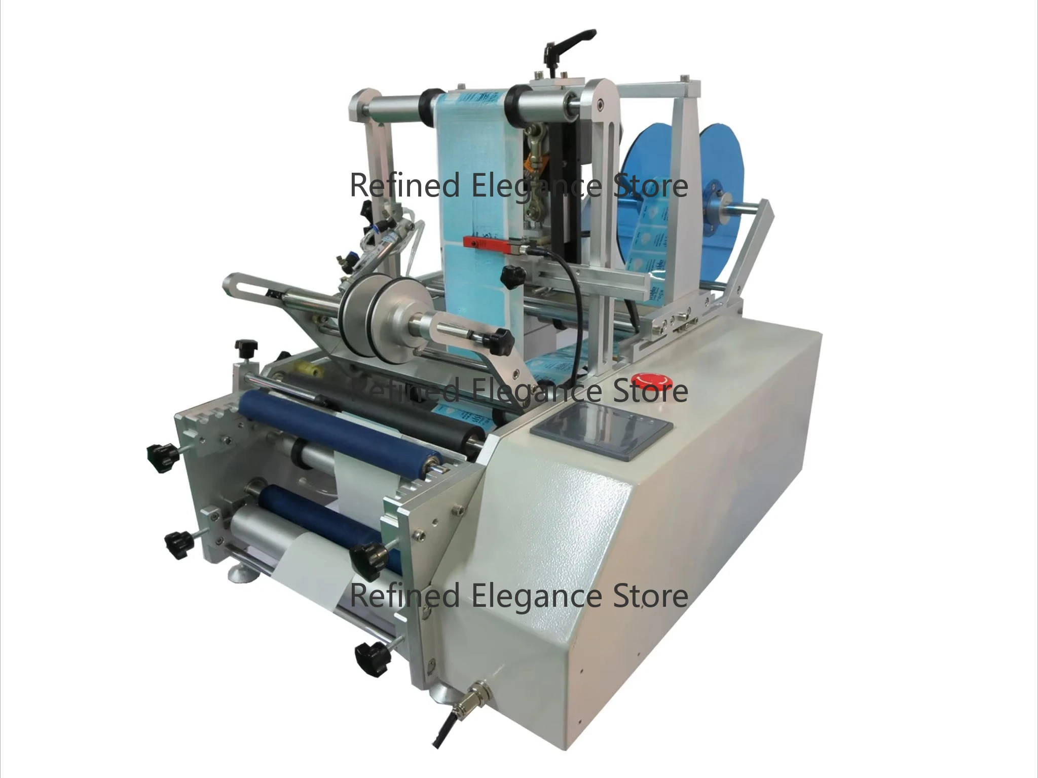 Automatic Double-Sided Labeling Machine for round And Flat Plastic Bottles-round Bottle Flat Bottle Two-Sided Sticker Applicat