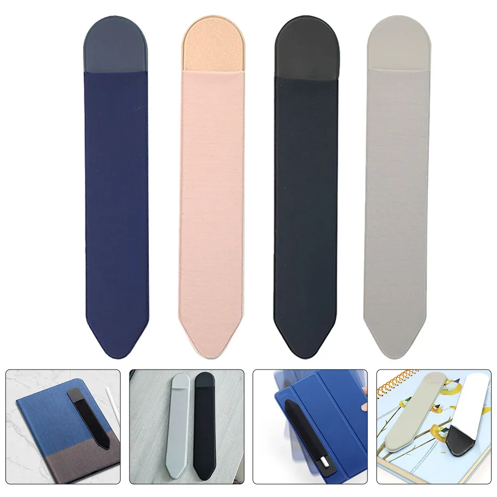 

4Pcs Capacitive Pen Sleeve Adhesive Stylus Cover Anti-Lost Holder Universal Stylus Protective Storage Sleeve for Pencil