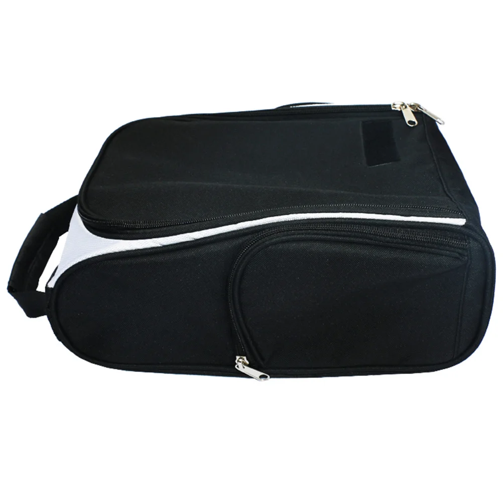 

1 шт., сумка для обуви для гольфа, нейлоновая прочная сумка на молнии, пылезащитный чехол для переноски для занятий спортом на открытом воздухе, для путешествий, хранения