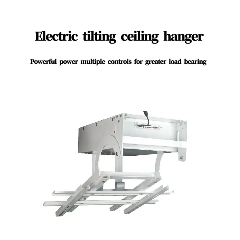 

2026 Smart Home Remote-Controlled Steel Plasma TV Lift Motor Hidden Mount Flip-Down Ceiling Bracket For LCD TVs Cart Material