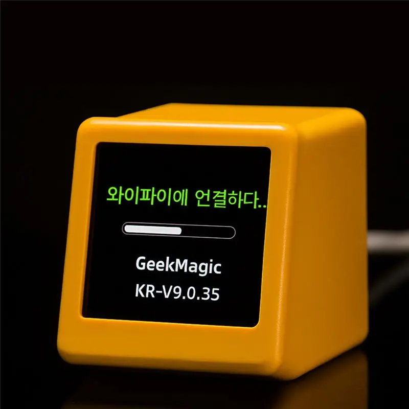 ABVC Smart Wifi Weather Station With Temperature Humidity Time Alarms Clock Portable Desktop Display Korean Design Decoration A