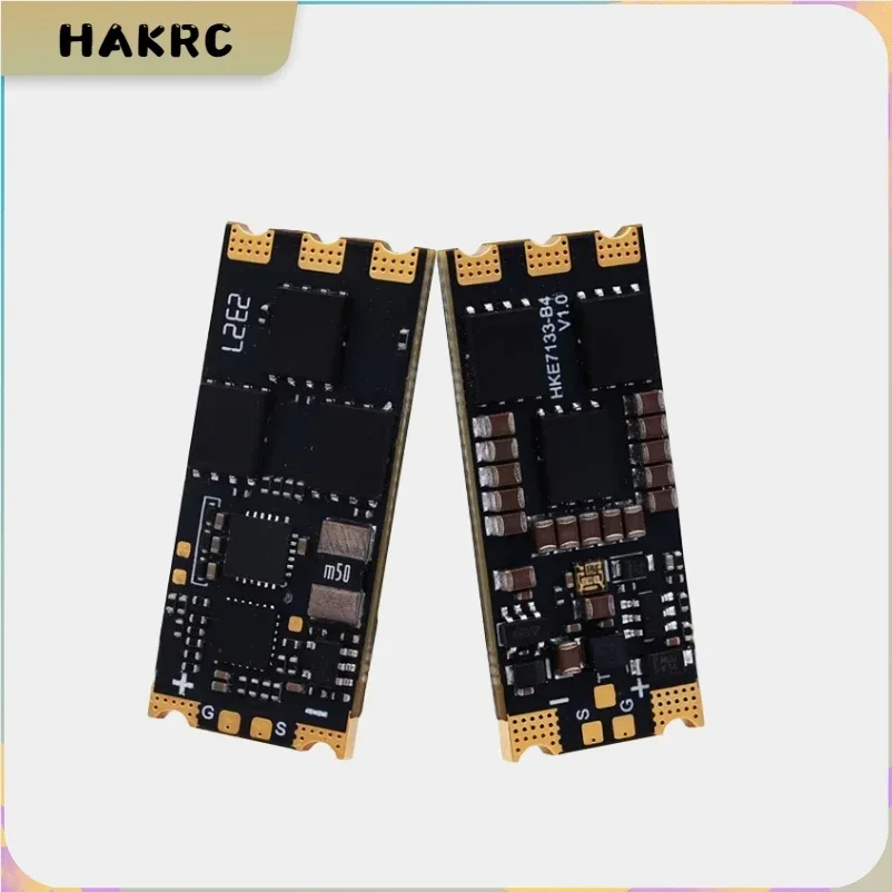 HAKRC New 7133 50A Single ESC STM32G071G8U6 2-8S Lipo With Programmable LED Lights Built-in Ammeter For RC FPV Racing DronUniFly
