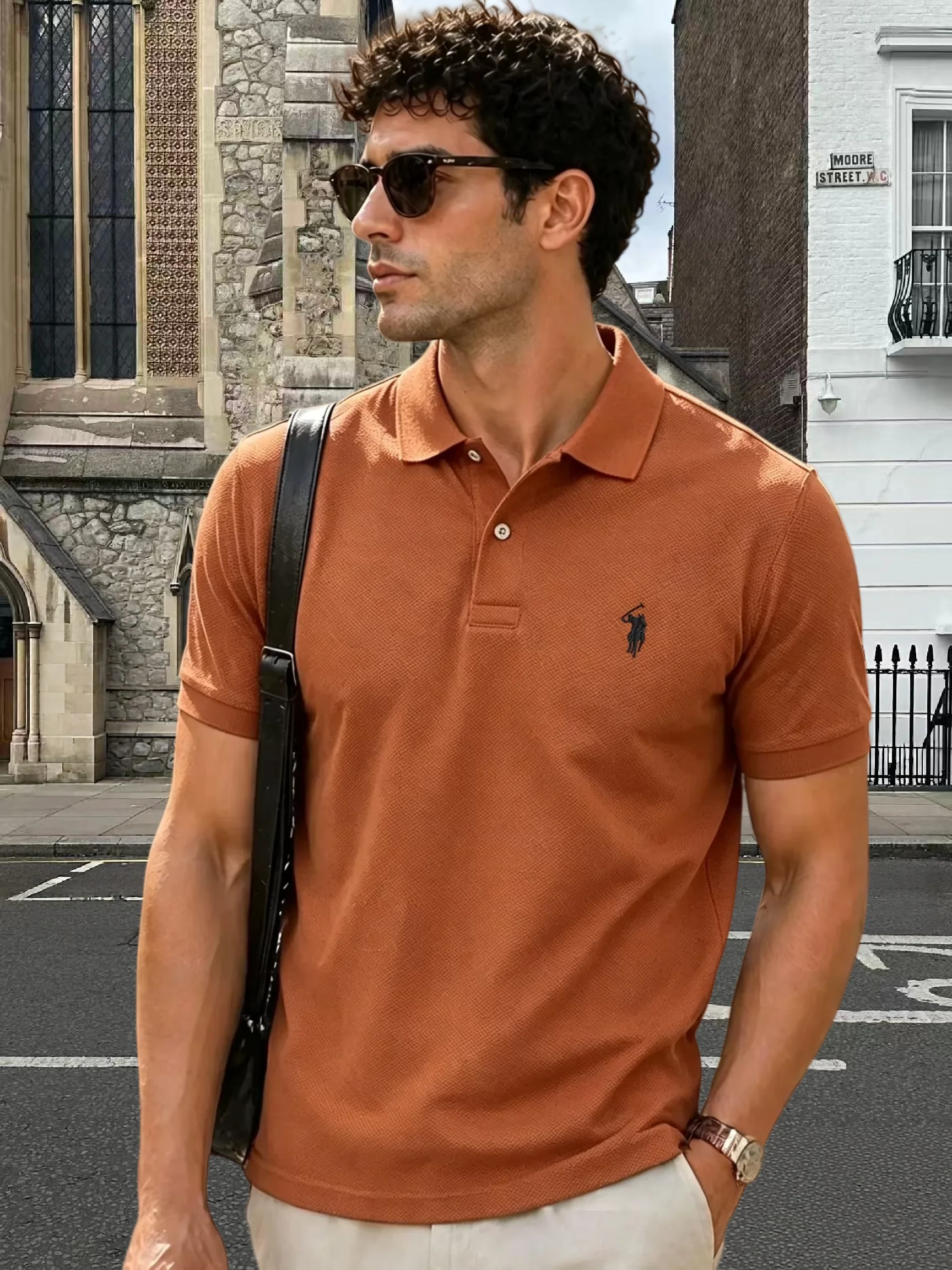 ハイエンドメンズ2026年アウトドアスポーツカジュアル純綿ポ - Polo Shirt Equestrian のレビューと価格