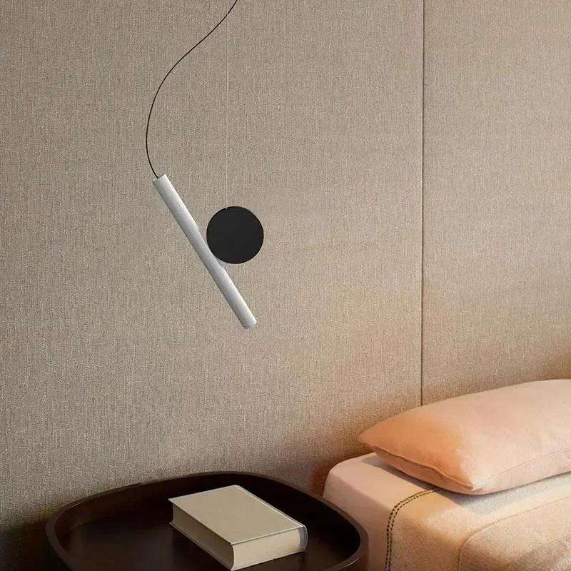 Lustre Minimalista para Sala de Fundo, Multi-Ângulo, Ajuste Livre, Iluminação Pingente, LED, Bar, Quarto, Cabeceira, Lâmpada Pendurada