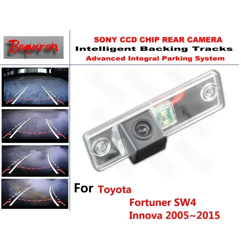 

for Toyota Fortuner SW4 Innova 2005~2015 CCD Car Backup Parking Camera Intelligent Tracks Dynamic Guidance Rear View Camera