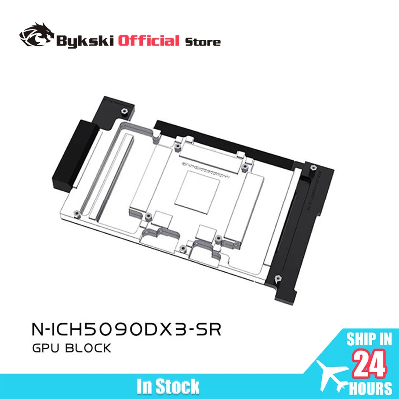 

Bykski N-ICH5090DX3-SR All Metal GPU Block for INNO3D RTX5090 D / ICHILL X3 Graphics Card PC Cooling Copper Radiator /Full Cover