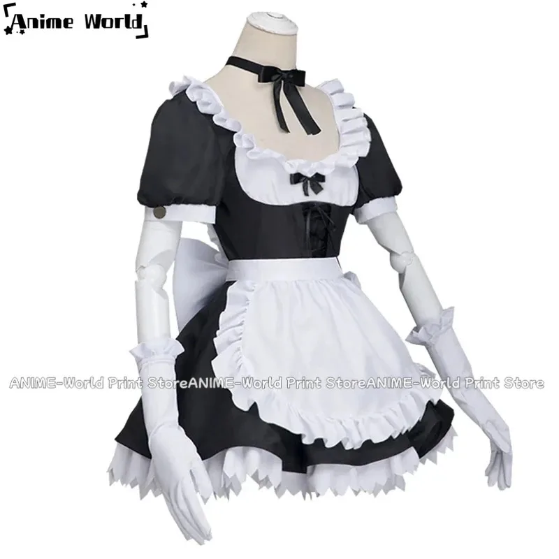

《Custom Size》Anime Fate Grand Order Jeanne D'Arc Joan Alter Maid Cosplay Costumeb;4.f'7;j,3'