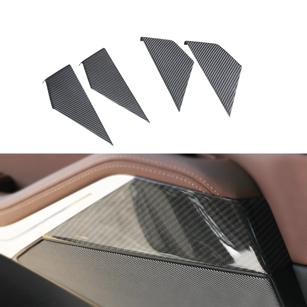 

15pcs/set dry carbon fiber interior trims dashboard cover center console cover door trims for BMW X5 G05 2018+
