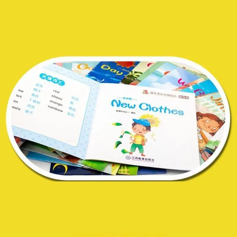 Aged 2-5 Bedtime English Story Book Suitable for Children Early English Learning HU8D