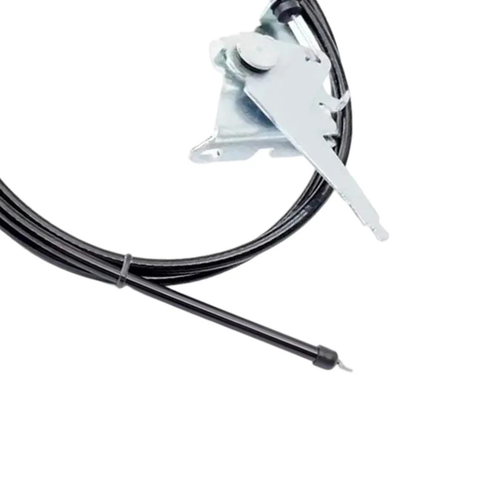 Black Throttle Control Cable Hydraulic Rake Cable Smooth Precise Control Direct Installation Design Reliable Material Build