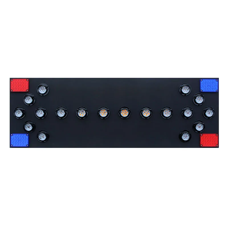 Flashing arrow sign vehicle warning light IP65 waterproof rating, non-reflective wall-mounted galvanized iron road