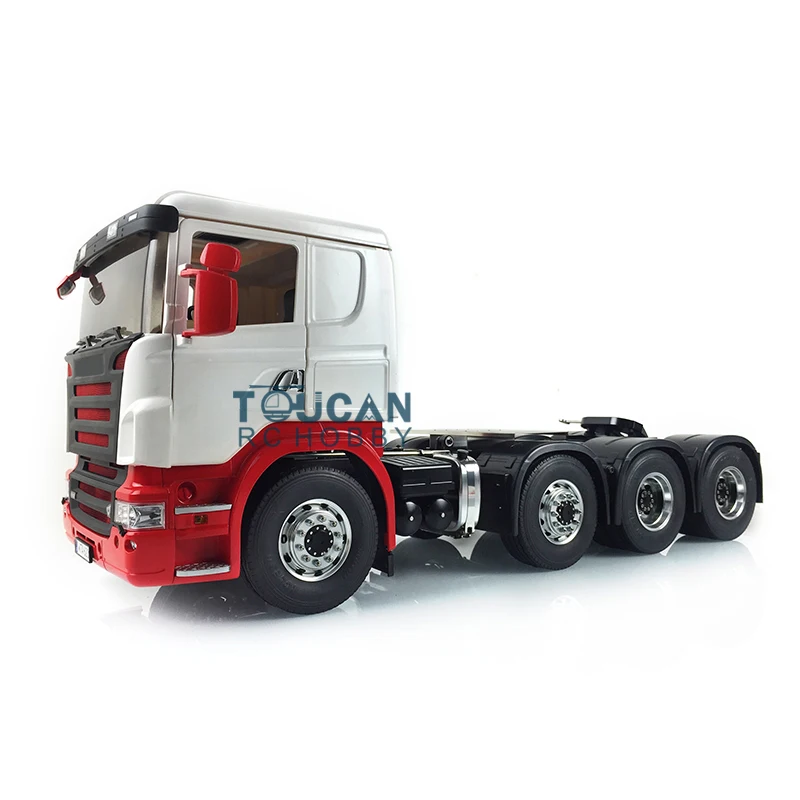 LESU 1/14 Scale 8*8 Painted RC Cabin Set Servo Motor Gearbox Remoted Vehicle Tractor Truck Car Toys Model THZH0537