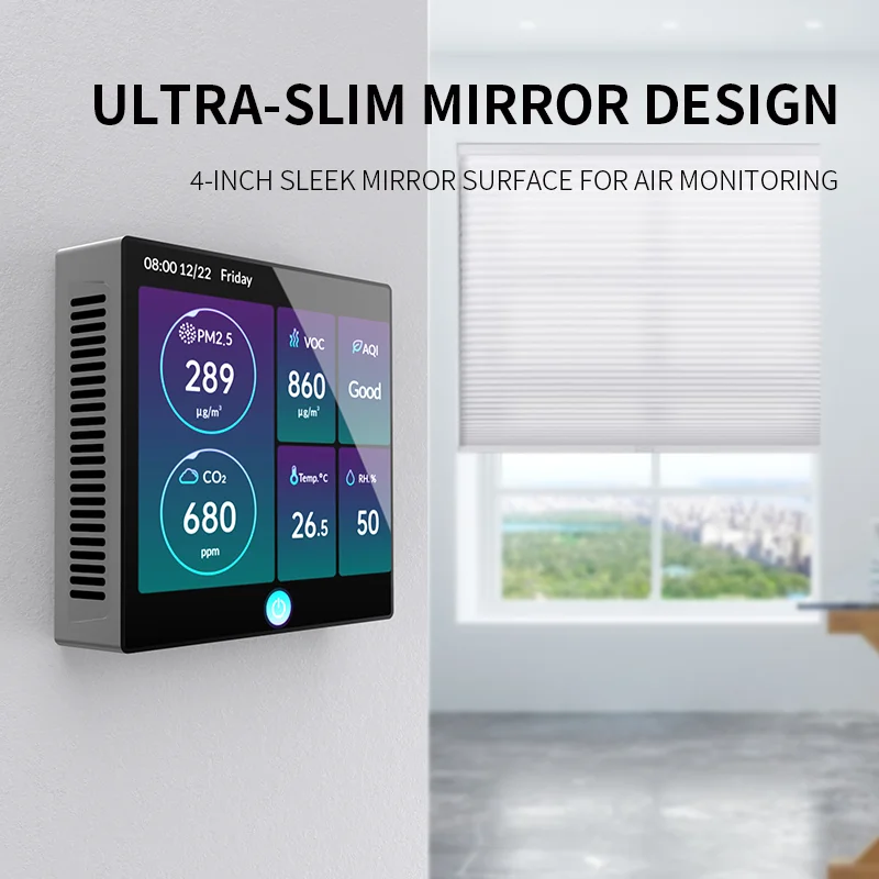 Output Real Time Detecting Smart Indoor Air Quality Monitor for AQI Monitoring