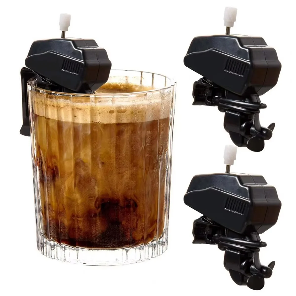 

SEMOIC Boat Motor Coffee Stirrer,Clockwork Motor Coffee Cup Stirrer Fishing and Boating Enthusiasts Prank Gift Father'SDay Gift