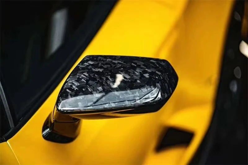 

Кованые накладки на зеркала из сухого карбона для Huracan LP600 LP610 LP620 2014+ (крышки наружных зеркал заднего вида)