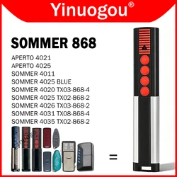 SOMMER 4020 TX03-868-4 Garage Door Remote Control 868MHz For SOMMER 4026 TX03-868-2 4031 4035 4025 4021 4011 Gate Remote Control